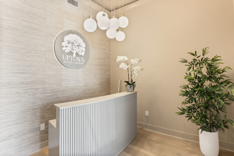 Uptown Wellness + Aesthetics Front desk