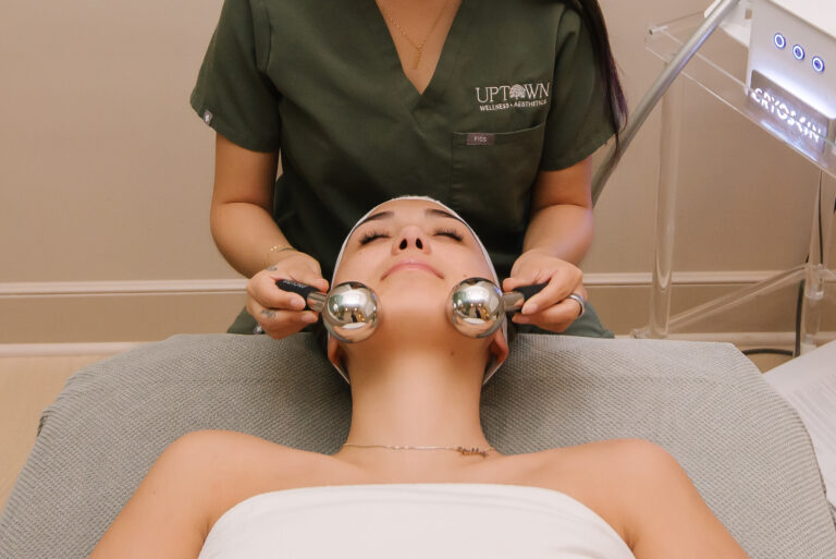 Woman availing facials in new orleans